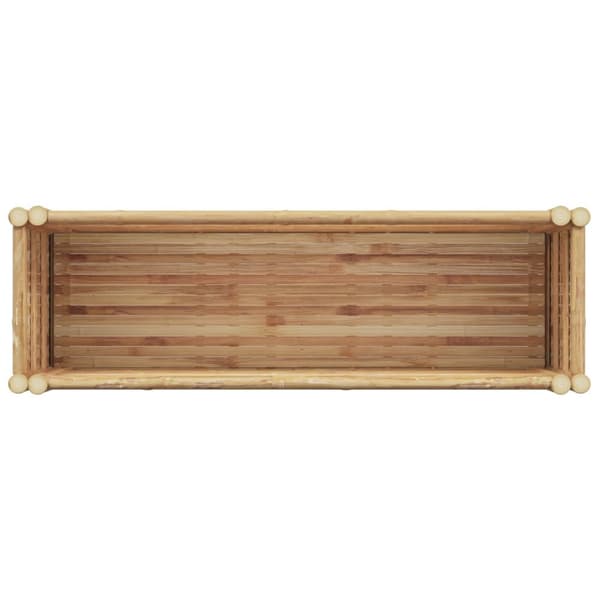 vidaXL Naturlig bambus Bambus Stor Planter Bambus Plantestativ