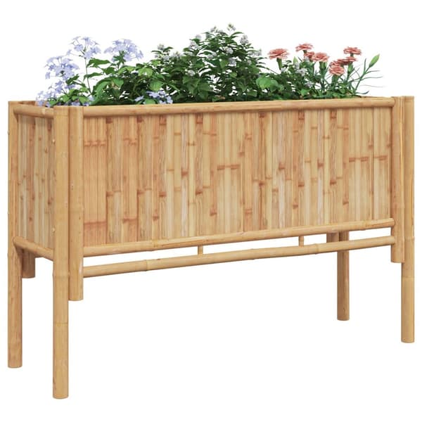 vidaXL Hage Høybed 110x35x70 cm Bambus