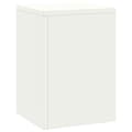 Miniatyrbilde 6 av 11: vidaXL Uteplantestativ Søyle 2 stk Hvite 24x24x35 cm Stål