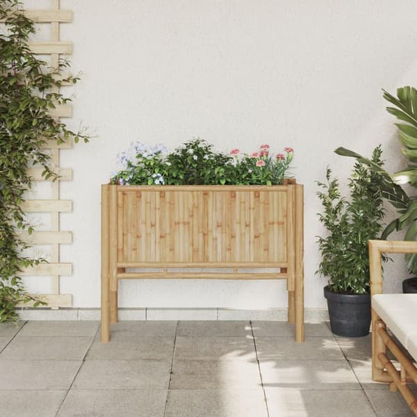 vidaXL Hagehevede Bed 90x35x70 cm Bambus