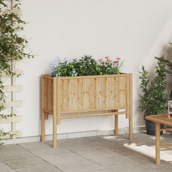 vidaXL Hagehevede Bed 90x35x70 cm Bambus
