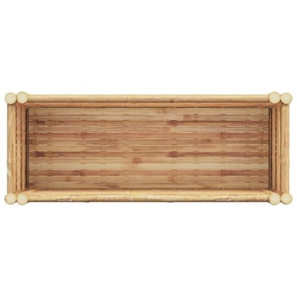 vidaXL Hagehevede Bed 90x35x70 cm Bambus