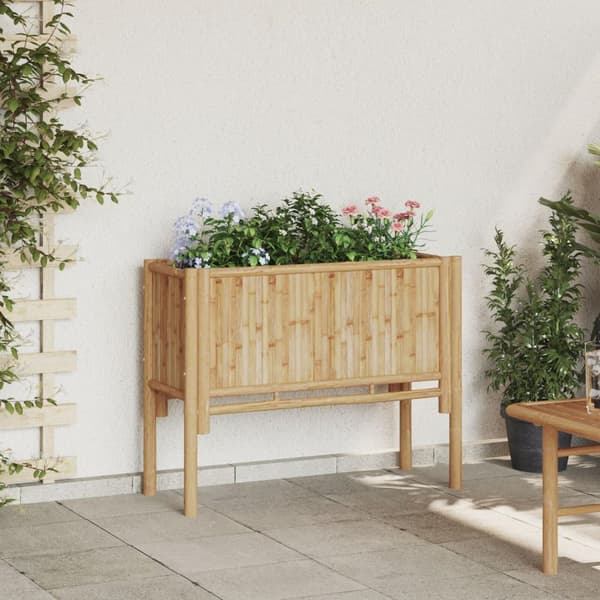 vidaXL Hagehevede Bed 90x35x70 cm Bambus