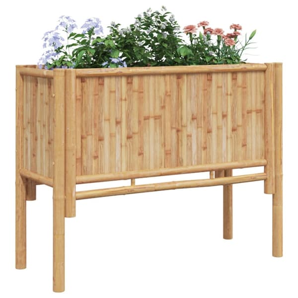 vidaXL Hagehevede Bed 90x35x70 cm Bambus