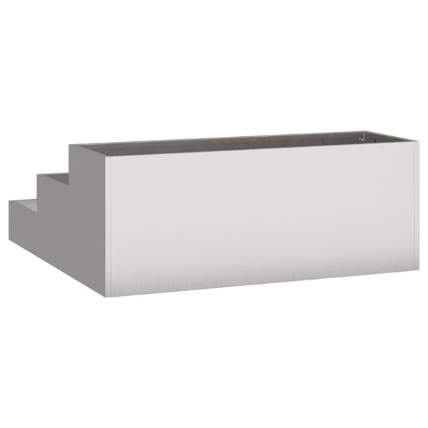 vidaXL Puutarhakastelija 3-Taso 90x90x35 cm Ruostumaton Teräs