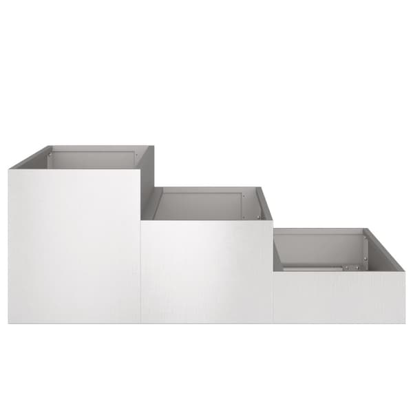 vidaXL Puutarhakastelija 3-Taso 90x90x35 cm Ruostumaton Teräs