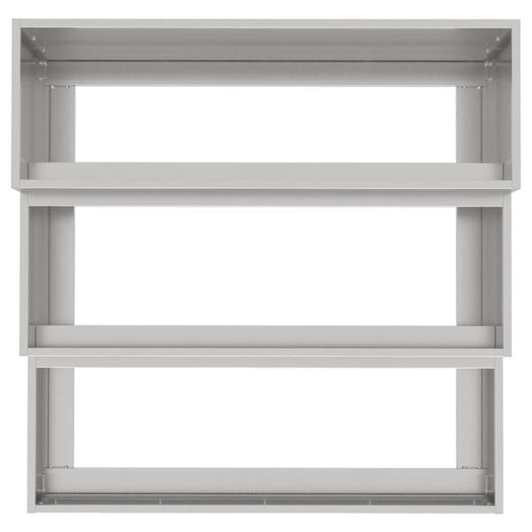vidaXL Puutarhakastelija 3-Taso 90x90x35 cm Ruostumaton Teräs