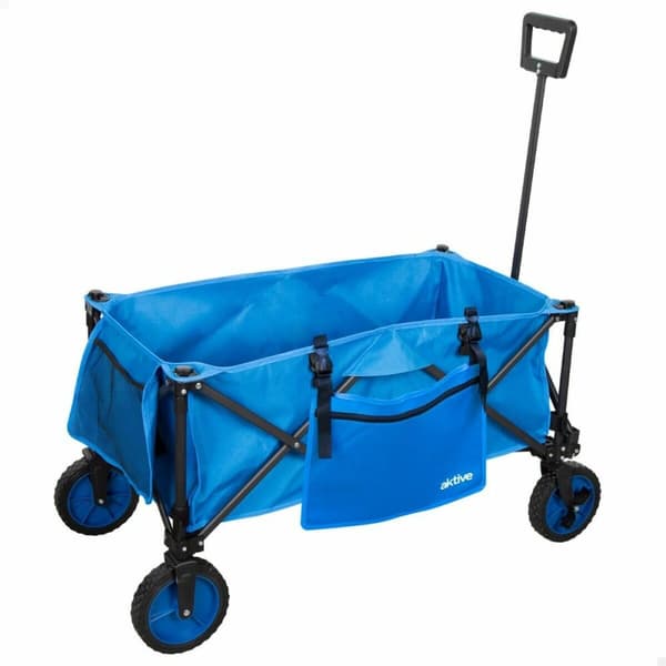 Multifunktionel vogn Aktive Blå Sort 88 x 47 x 53 cm Foldbar Strand