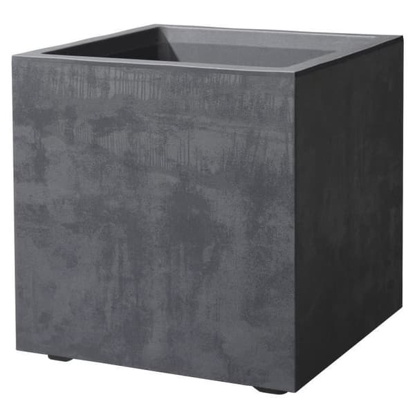 Kubblomkruka - DEROMA - Millennium R - Antracit - Med vattenreserv - 39 cm