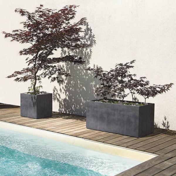 Muret Planter - DEROMA - Millennium R - Antracit - Med vattenreserv - 79 cm
