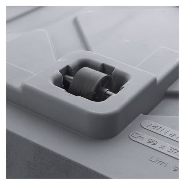 Muret Planter - DEROMA - Millennium R - Antracit - Med vattenreserv - Hjul - 99 cm
