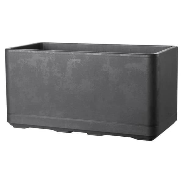 Muret Planter - DEROMA - Cosmo - Antracit - Med vattenreserv - Hjul - 78 cm