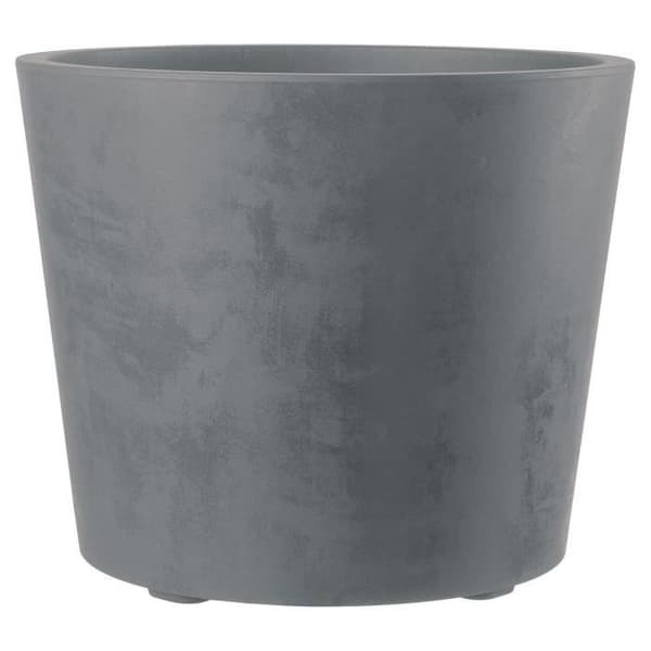 Blomkruka - DEROMA - Millennium R - Ashgrey - Självvattnande - Hjul - 59 cm