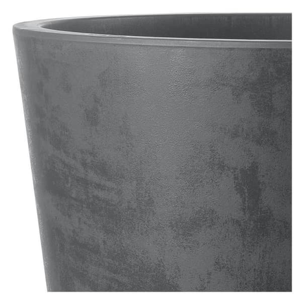 Blomkruka Vas - DEROMA - Millennium R - Antracit - Med vattenreserv - Hjul - 59 cm