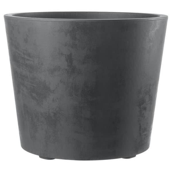 Blomkruka Vas - DEROMA - Millennium R - Antracit - Med vattenreserv - Hjul - 59 cm