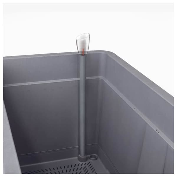 Muret Planter - DEROMA - Cosmo - Pearl - Med vattenreserv - Hjul - 78 cm