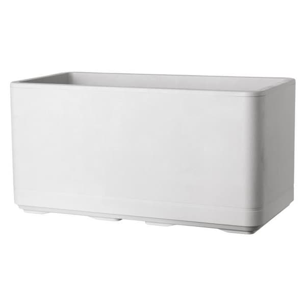Muret Planter - DEROMA - Cosmo - Pearl - Med vattenreserv - Hjul - 78 cm