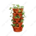 Miniatyrbild 2 av 6: Blomkrukor plastkrukor planteringslådor jordgubbskrukor planteringskrukor balkongkrukor kreativa blomkrukor