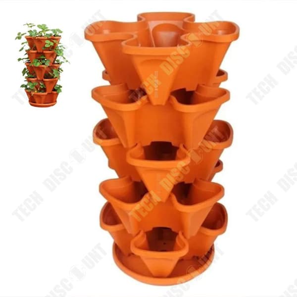 Blomkrukor plastkrukor planteringslådor jordgubbskrukor planteringskrukor balkongkrukor kreativa blomkrukor