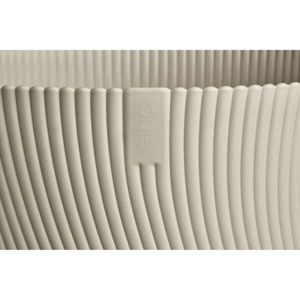 Blomkruka - ELHO - Sereh Rund 30 - Beige - L 30 x B 29.5 x H 25 cm - 100% återvunnen