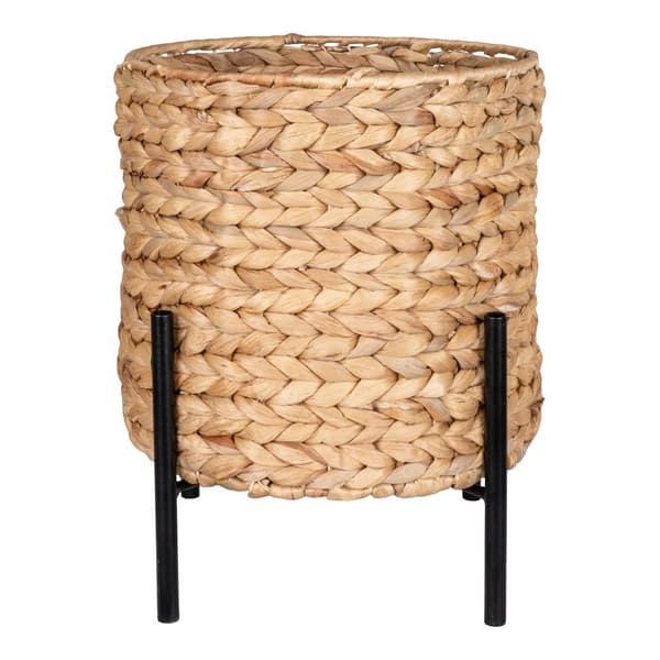 Planter, Plantekrukke, 26.5x26.5x29 cm, Naturlig Sort