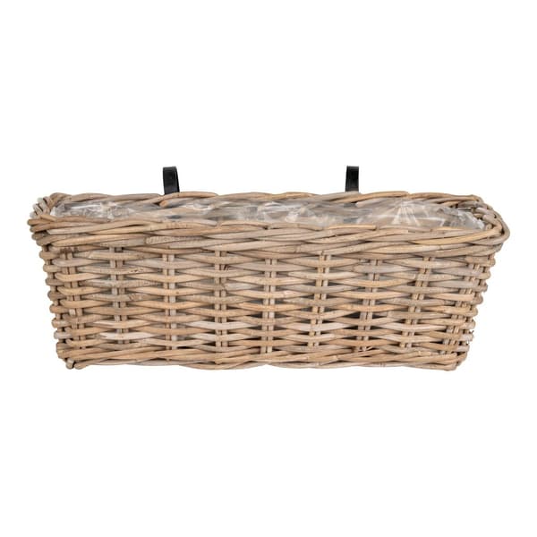 Korg, Batu Planter med Upphängning, 60x20x23 cm, Naturlig