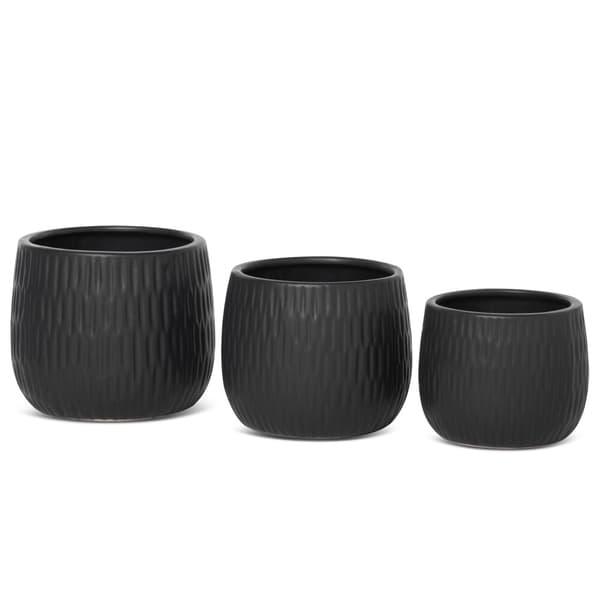 Dekorativ urtepotte MONI 16x16x13 Eurofirany sort