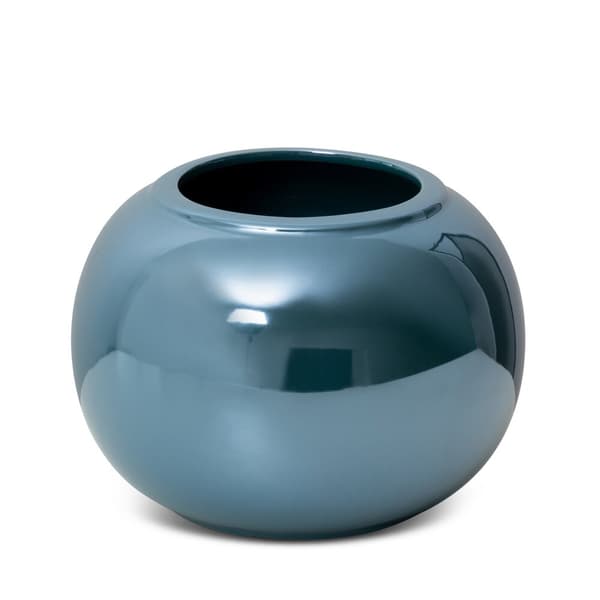 Dekorativ urtepotte SIMONA2 22x22x16 Eurofirany turkis