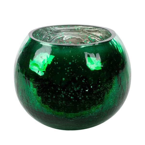 Dekorativ blomkruka VERRE3 15x11 Eurofirany grön