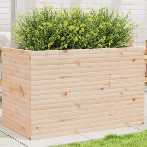 Odlingslåda 110x60x68,5 cm massivt furuträ