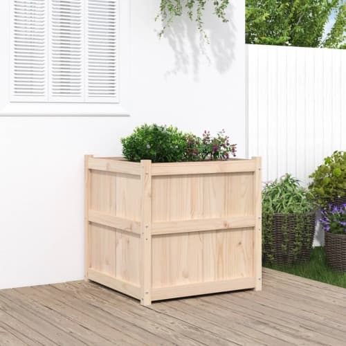 Odlingslåda 70x70x70 cm massiv furu