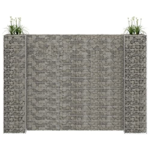 Planteringsgabion H-formad stål 260x40x200 cm
