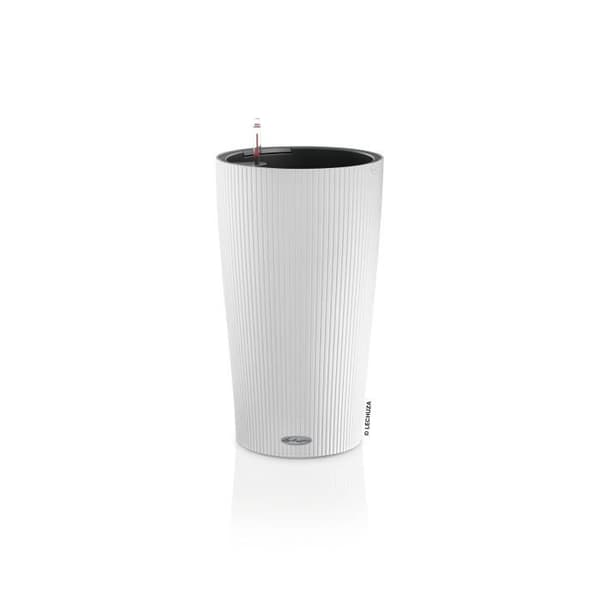 Jardinière - Cylinder färg 23 - Komplett kit - Vit - 6 L - LECHUZA
