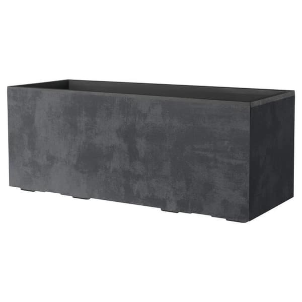 Jardinière Muret - DEROMA - Millennium R - Antracit - Med vattentank - Med hjul - 99 cm