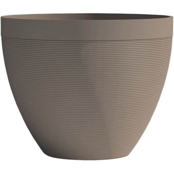 Blomkruka - GARDEN ID - Green Care Impact Taupe - 30 x 26 cm - 10 års garanti - 100 % återvunnen - UV/gelbeständig