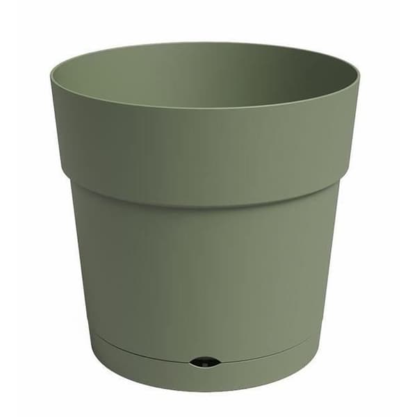 Kruka - ARTEVASI - CAPRI - Stor - Vattenreserv - Askgrön - L39,1 x D39,1 x H37 cm