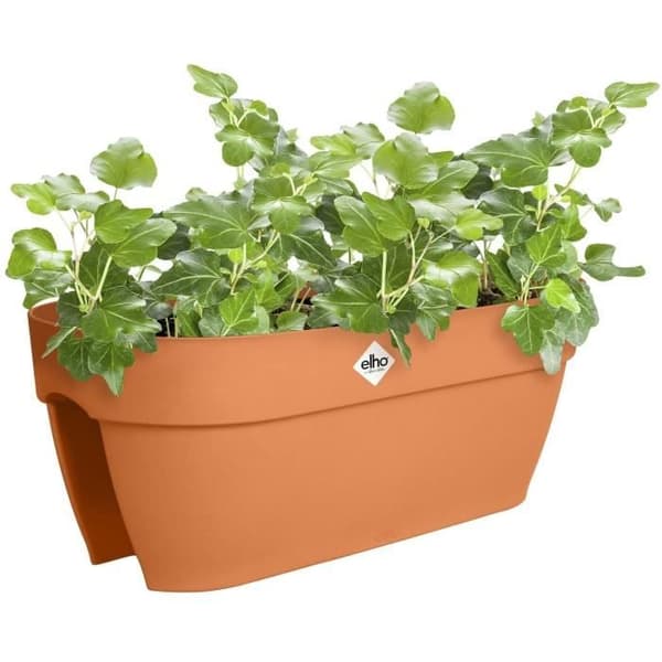 Blomkruka - ELHO - Vibia Campana Flower Bridge 60 - Brun - L 26 x B 59 x H 22 cm - Balkong/Utomhus - 100% återvunnen