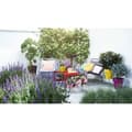 Miniatyrbild 4 av 5: ELHO Rund blomkruka Loft Urban 25 - Utomhus - Ø 24,5 x H 22,2 cm - Oker gul