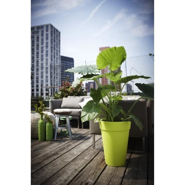 Blomkruka Elho Plast Rund Loft Urban Vit Ø 34 x 45,6 cm 23 l