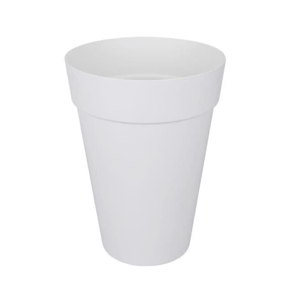 Blomkruka Elho Plast Rund Loft Urban Vit Ø 34 x 45,6 cm 23 l