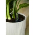 Miniatyrbild 6 av 6: VIBES Rund Blomkruka - Plast - Ø22 - Vit