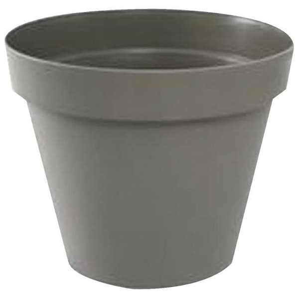 Toscana rund blomkruka - EDA PLAST - Ø 30 x H 26 cm - 10 L - Taupe