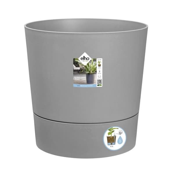 Blomkruka Elho Square Plastic Greensense Aqua Care Light Cement Ø 43 x H 42,5 cm 39 L