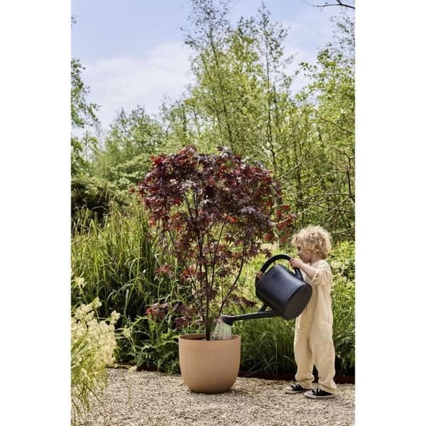 Blomkruka - ELHO - Sereh Rund 47 - Brun - Ø 47 x H 40 cm - 100% återvunnet