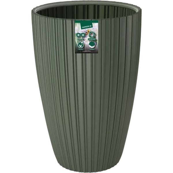 Blomkruka - Trädgårds-ID - Fancy - 40 x 58 cm - För trädgård, balkonger eller inomhus - Lindgrön