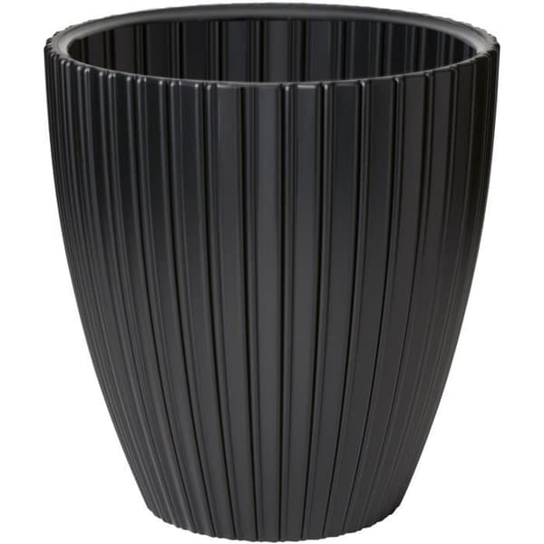Blomkruka - Trädgårds-ID - Fancy - 40 x 42 cm - För trädgård, balkonger eller inomhus - Svart