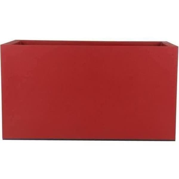 GRANIT blomlåda - 60x30 cm - Röd
