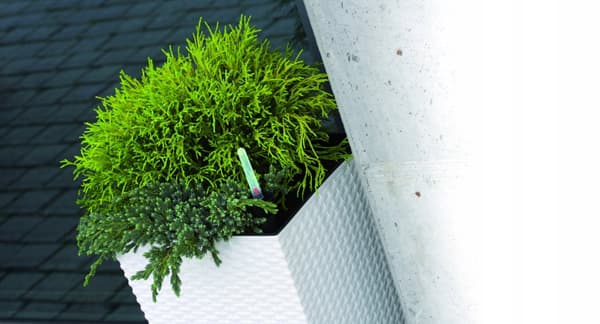 RATO hög blomkruka DRTS225 med insats | Vit
