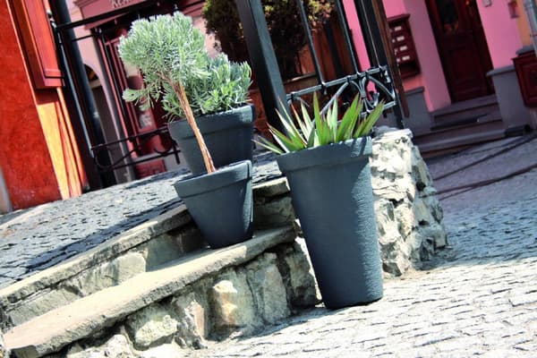 Rund blomkruka Classic DBC40 | Antracit