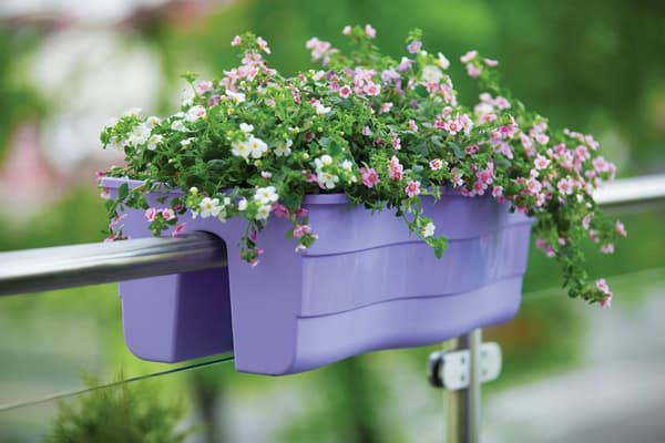 Wave 60 gelænderblomsterpotte | Brun